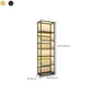 Modern Simple Floor Wine Rack Iron Shelf Wine Holder for Dining Room