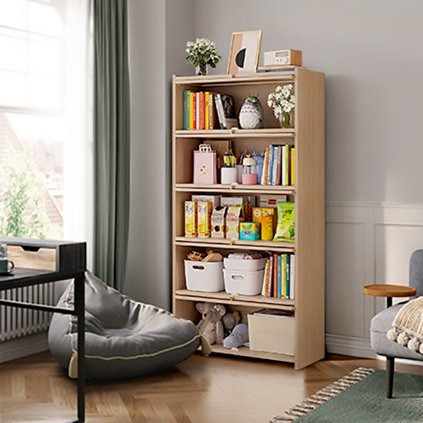 Natural Contemporary Cabinet, Solid Wood Accent Cabinet with Doors Clearhalo 'Cabinets & Chests' 'cabinets_chests' 'furn' 'furn_cabinets_chests' 'Furniture' 'Living Room Furniture' 7237727