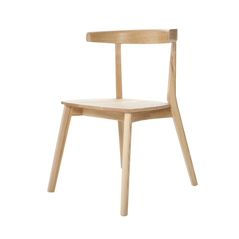 Juego de comedor de madera sólida Estilo moderno 1/4/5/6 PCS Set con mesa rectangular