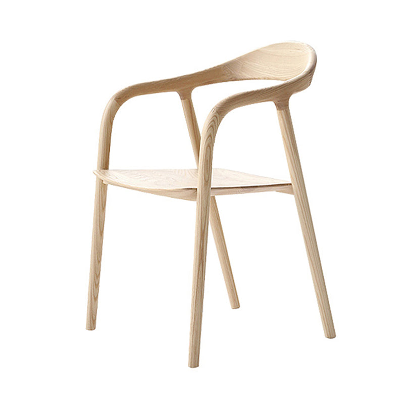 Juego de comedor de madera sólida Estilo moderno 1/4/5/6 PCS Set con mesa rectangular