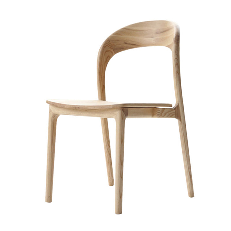 Massivholz -Esseet -Set Moderner Stil 1/4/5/6 PCs Esset mit Rechtecktisch