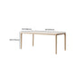 Ensemble de restauration en bois massif Modern Style 1/4/5/6 PCS DINSING SET avec table rectangulaire