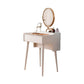 Modern Mirrored Glass Drawers Make-up Vanity with Storage for Bedroom Clearhalo 'Bedroom Furniture' 'furn' 'furn_makeup_vanities' 'Furniture' 'Makeup Vanities' 'makeup_vanities' 7237936