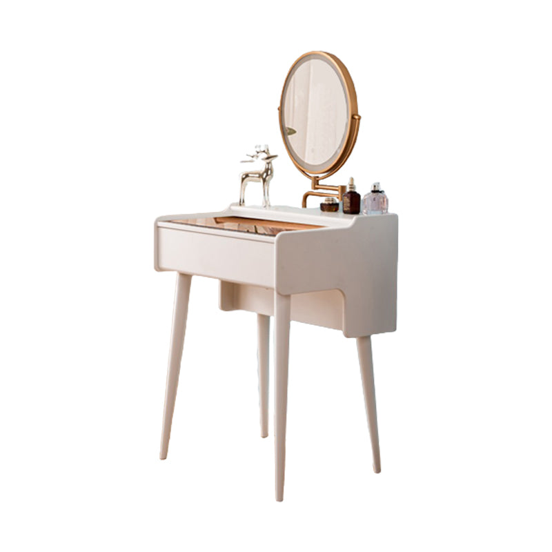 Modern Mirrored Glass Drawers Make-up Vanity with Storage for Bedroom Clearhalo 'Bedroom Furniture' 'furn' 'furn_makeup_vanities' 'Furniture' 'Makeup Vanities' 'makeup_vanities' 7237936