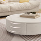 White Coffee Table Wooden 2 Piece Nesting Tables with Storage Drawer Clearhalo 'Coffee & Accent Tables' 'Coffee Tables' 'coffee_tables' 'furn' 'furn_coffee_tables' 'Furniture' 'Living Room Furniture' 7237960