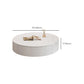 White Coffee Table Wooden 2 Piece Nesting Tables with Storage Drawer Clearhalo 'Coffee & Accent Tables' 'Coffee Tables' 'coffee_tables' 'furn' 'furn_coffee_tables' 'Furniture' 'Living Room Furniture' 7237963