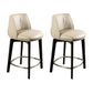 Scandinavian Solid Wood Bar Stools Indoor Stool with Footrest Beige 2 Piece Set Clearhalo 'Bar Furniture' 'Bar Stools' 'bar_stools' 'furn' 'furn_bar_stools' 'Furniture' 'Kitchen & Dining Furniture' 7238013