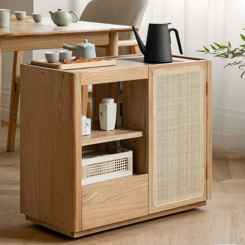 Sideboard moderno a buffet laboard in legno massiccio con porta per sala da pranzo