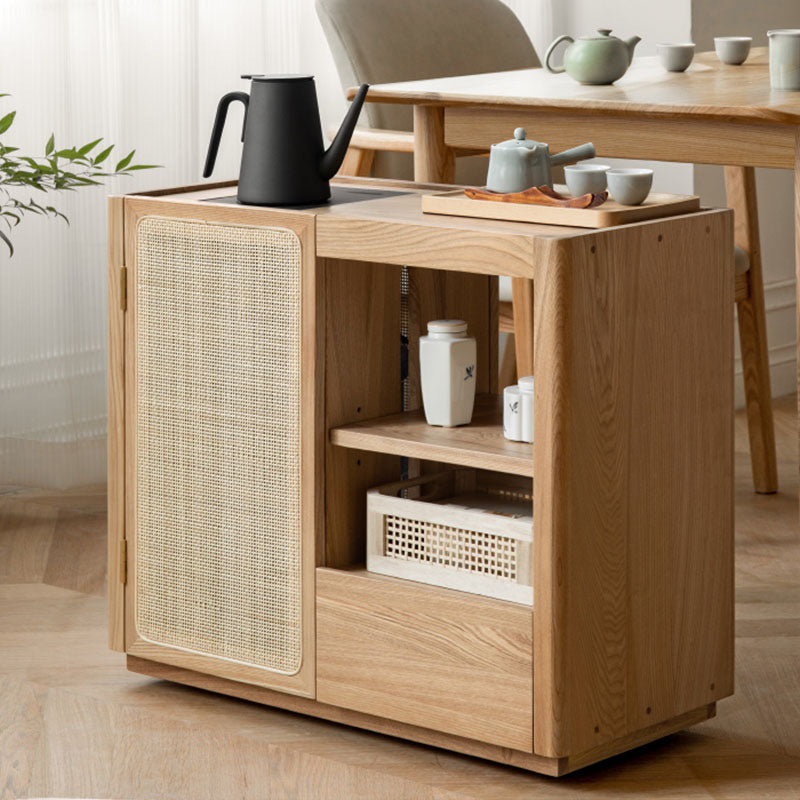 Sideboard moderno a buffet laboard in legno massiccio con porta per sala da pranzo