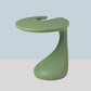 Naturally Shaped Accent Side Table Plastic C Side Table Side End Snack Table Pea Green 1 Clearhalo 'Coffee & Accent Tables' 'End & Side Tables' 'end_side_tables' 'furn' 'furn_end_side_tables' 'Furniture' 'Living Room Furniture' 7238168