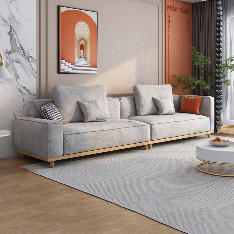 Sala de estar de sofás seccional reversible en forma de L seccionalios duraderos