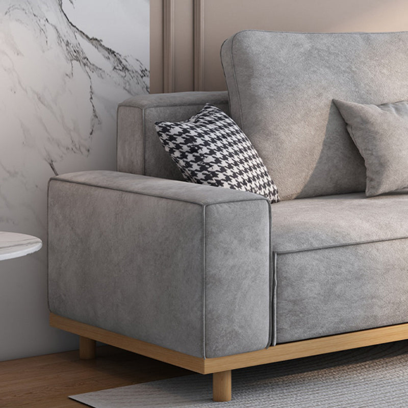 Sala de estar de sofás seccional reversible en forma de L seccionalios duraderos