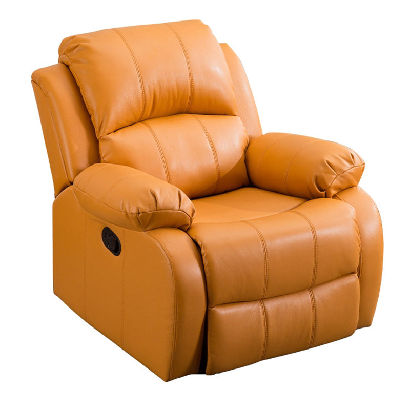 Traditional Swivel Rocker Standard Recliner 35.4" Wide Solid Color Recliner Chair Clearhalo 'Chairs & Seating' 'furn' 'furn_recliners' 'Furniture' 'Living Room Furniture' 'Recliners' 7238286