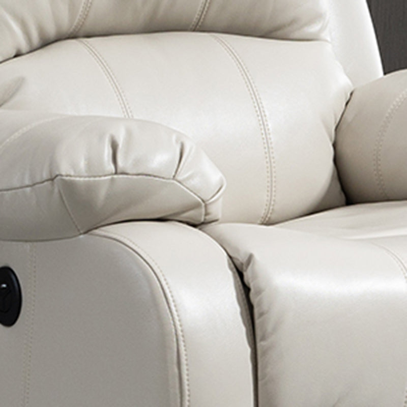 Traditional Swivel Rocker Standard Recliner 35.4" Wide Solid Color Recliner Chair Clearhalo 'Chairs & Seating' 'furn' 'furn_recliners' 'Furniture' 'Living Room Furniture' 'Recliners' 7238291