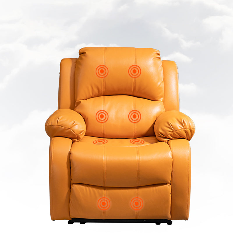 Traditional Swivel Rocker Standard Recliner 35.4" Wide Solid Color Recliner Chair Clearhalo 'Chairs & Seating' 'furn' 'furn_recliners' 'Furniture' 'Living Room Furniture' 'Recliners' 7238297