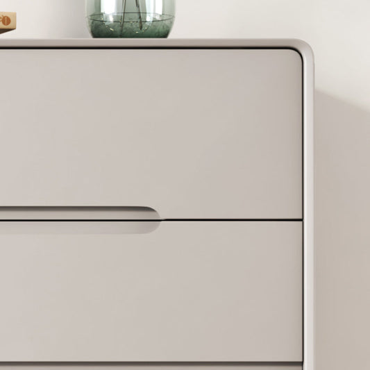 Contemporary Storage Chest Dresser Solid Wood Dresser with Drawers