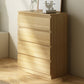 Modern Lingerie Chest Wood Vertical Storage Chest Dresser for Bedroom 31"L x 16"W x 39"H Natural Clearhalo 'Bedroom Furniture' 'Dressers & Chests' 'dressers_chests' 'furn' 'furn_dressers_chests' 'Furniture' 7238642
