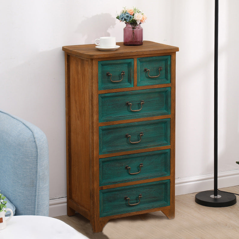 Costa Storage Chox Dresser Cofre de almacenamiento de madera maciza, 13.65 pulgadas de ancho