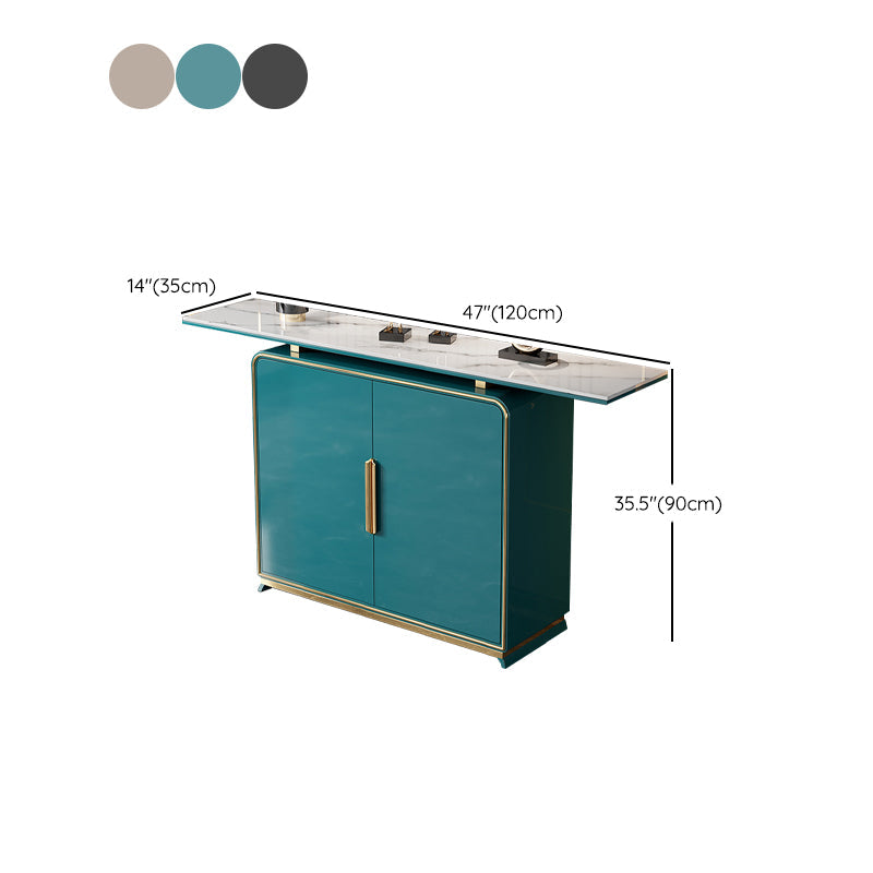 Tavolo console rettangolare glam tavolo da divano console in legno per sala