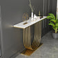 Tavolo della console in marmo glam tavolo accento console rettangolare per hall
