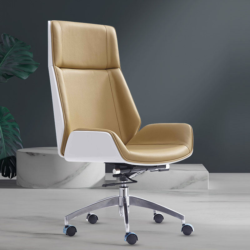 Modern Swivel Office Chair Executive High Back Managers Chair Clearhalo 'furn' 'furn_office_chair' 'Furniture' 'Office Chairs' 'Office Furniture' 'office_chair' 7238724