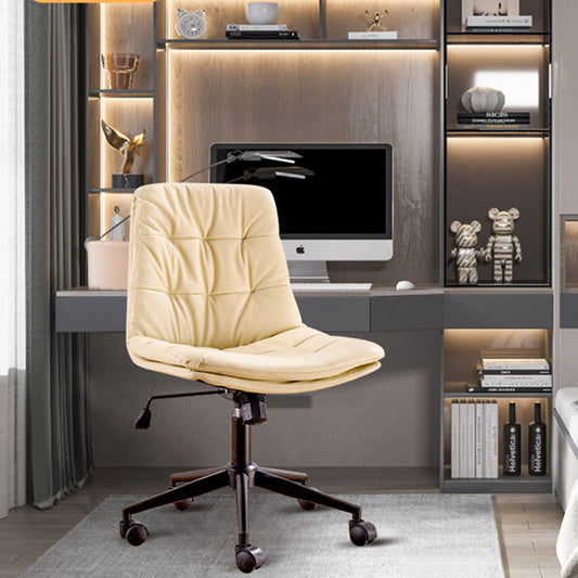 Silla de oficina sin brazo sin angustia silla de escritorio moderno ergonómica