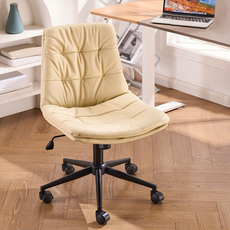 Chaise de bureau sans bras sans chaise de bureau moderne ergonomique pénible