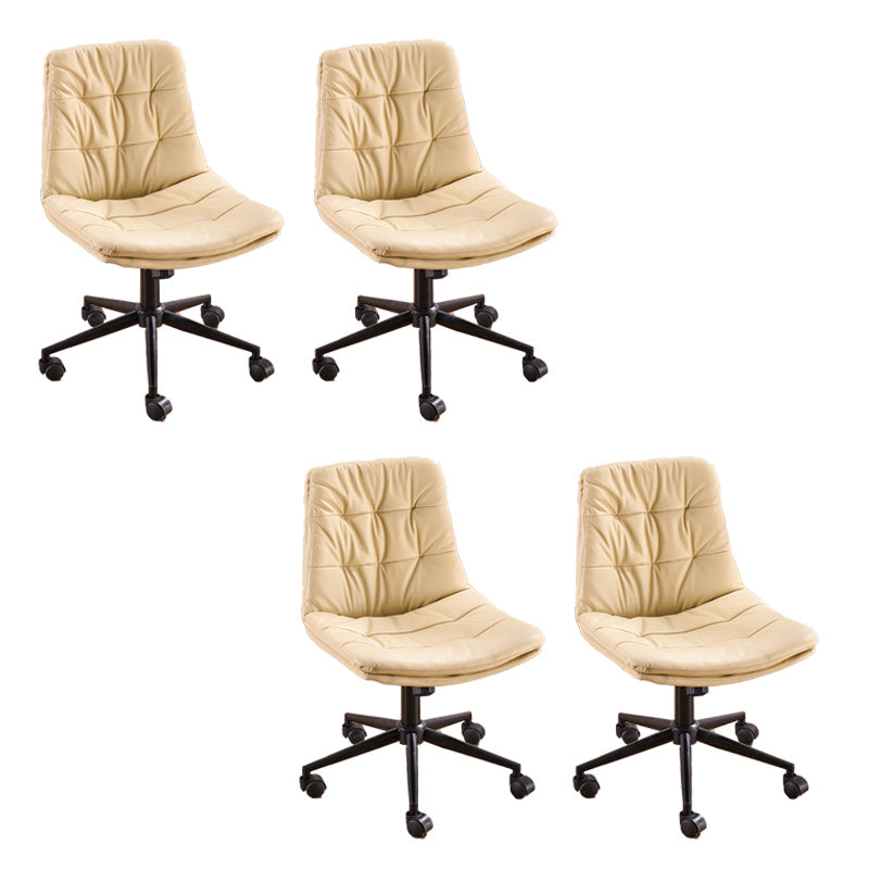 Chaise de bureau sans bras sans chaise de bureau moderne ergonomique pénible