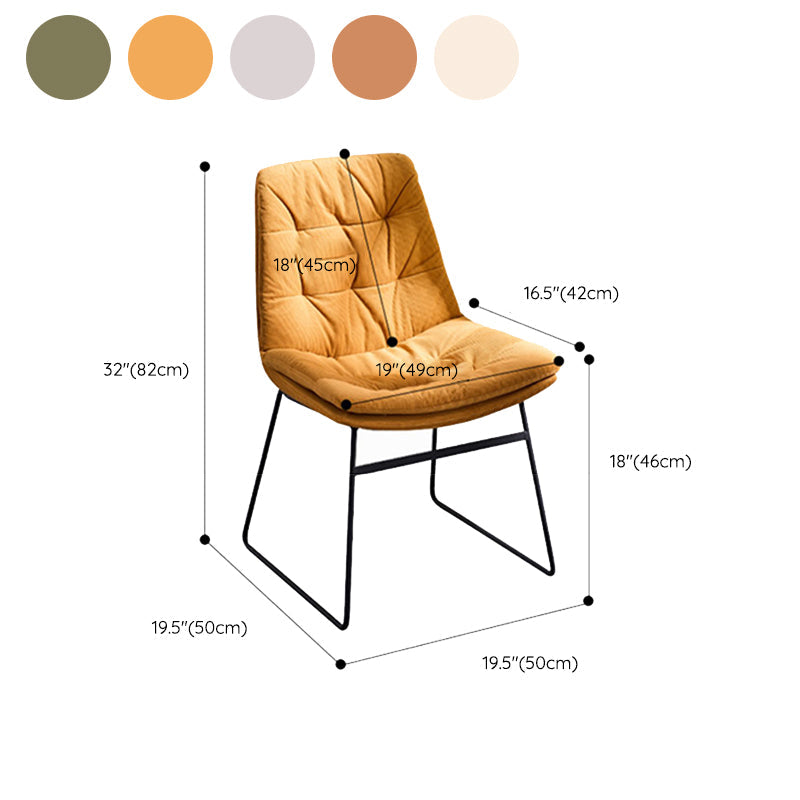 Chaise de bureau sans bras sans chaise de bureau moderne ergonomique pénible