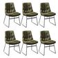 Armless Office Chair No Distressing Modern Ergonomic Desk Chair Green 6 Piece Set Casters Not Included Clearhalo 'furn' 'furn_office_chair' 'Furniture' 'Office Chairs' 'Office Furniture' 'office_chair' 7238843