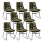 Armless Office Chair No Distressing Modern Ergonomic Desk Chair Green 8 Piece Set Casters Not Included Clearhalo 'furn' 'furn_office_chair' 'Furniture' 'Office Chairs' 'Office Furniture' 'office_chair' 7238844