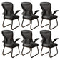 Modern Desk Chair No Distressing Padded Arms No Wheels Office Chair