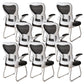 Modern Desk Chair No Distressing Padded Arms No Wheels Office Chair
