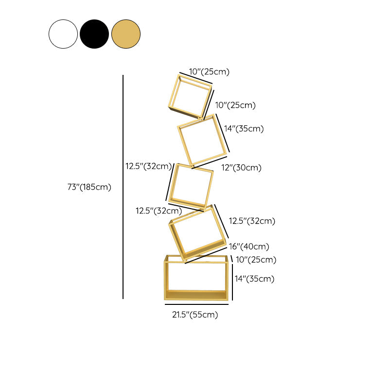 Bibliothèque métallique standard Contemporain Open Backshelf avec étagères