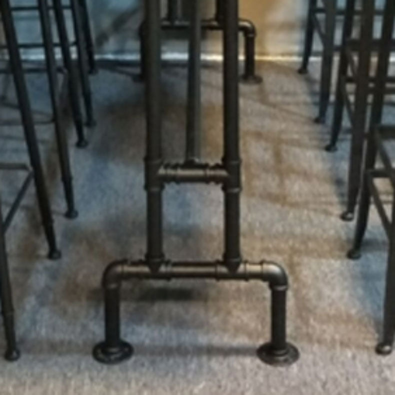 Industrial Bar Dining Table Cafe and Breakroom Bar Stool Table Clearhalo 'Bar Furniture' 'Bar Tables' 'bar_tables' 'furn' 'furn_bar_tables' 'Furniture' 'Kitchen & Dining Furniture' 7239208