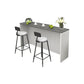 Mesa de comedor de bar interior contemporánea Mesa de taburete de bar rectangular
