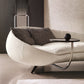 Living Room Chaise Rolled Arms Modern Chaise Lounge with Upholster