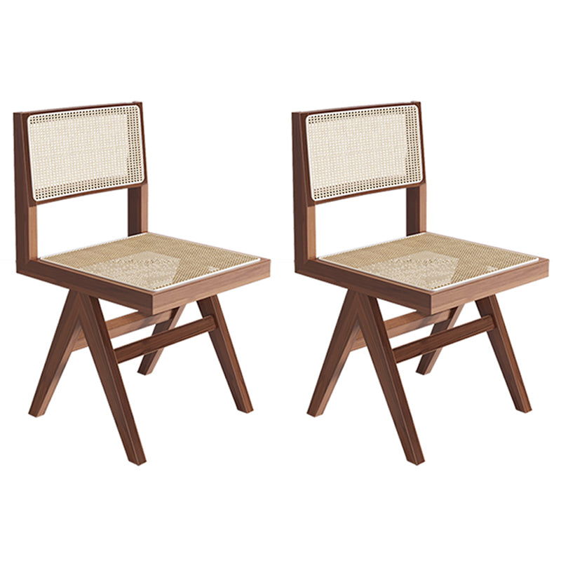 Juego de comedor de estilo moderno 1/2/3/5 PCS Mesa de comedor de madera maciza redonda con sillas sólidas
