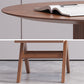 Set di dinette in stile moderno 1/2/3/5 pezzi tavolo da dinette in legno solido rotondo con sedie solide