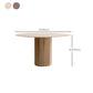 Modern Style Dinette Set 1/2/3/5 Pcs Round Solid Wood Dinette Table with Solid Chairs
