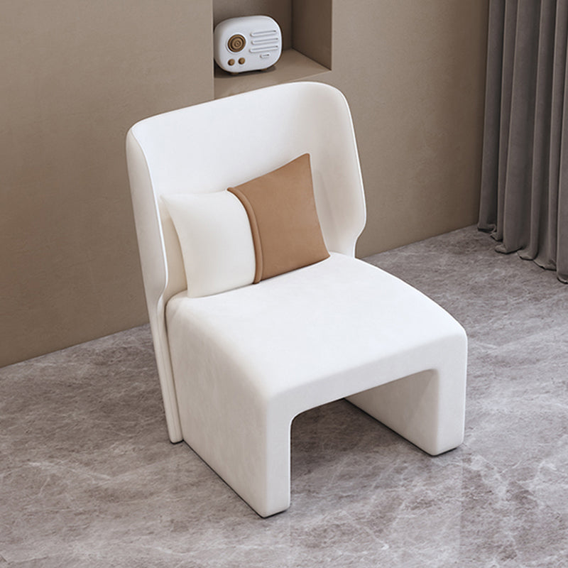 Contemporary Stone Furniture 1/5 Pcs Dining Room Table Set for Home 1 White Chair Clearhalo 'Dining Room Sets' 'Dining Tables & Seating' 'dining_room_set' 'furn' 'furn_dining_room_set' 'Furniture' 'Kitchen & Dining Furniture' 7239517