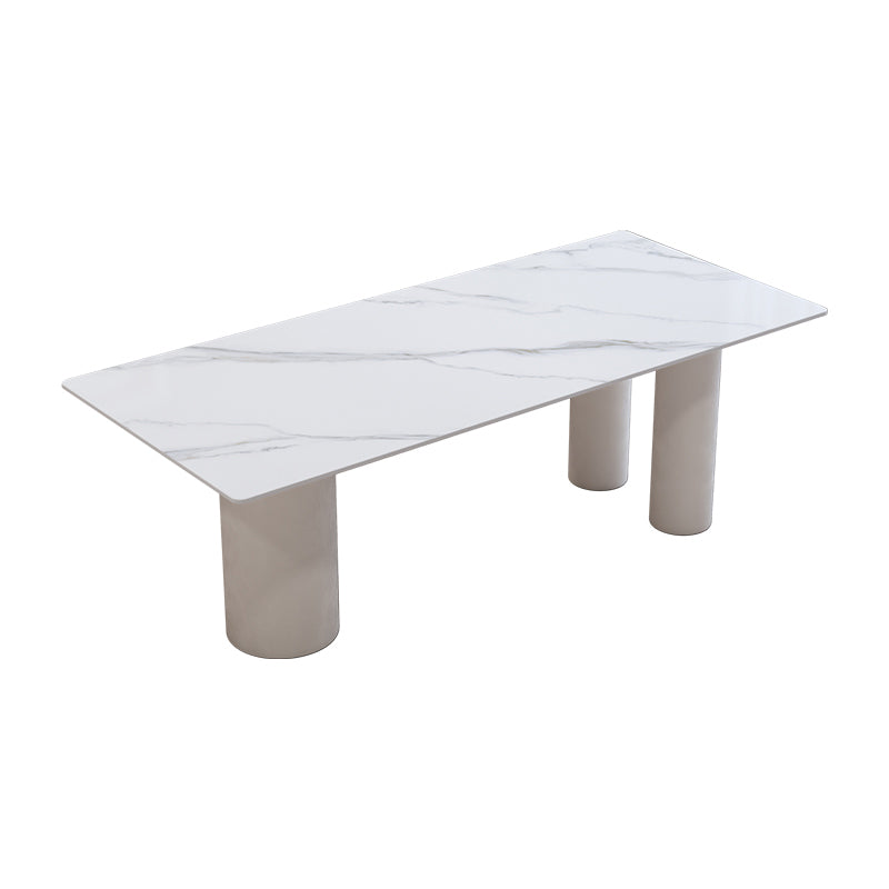 Contemporary Stone Furniture 1/5 Pcs Dining Room Table Set for Home Clearhalo 'Dining Room Sets' 'Dining Tables & Seating' 'dining_room_set' 'furn' 'furn_dining_room_set' 'Furniture' 'Kitchen & Dining Furniture' 7239520