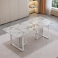 Glam Stone Furniture 1/5 Pcs Standard Height Dining Room Set for Home Use