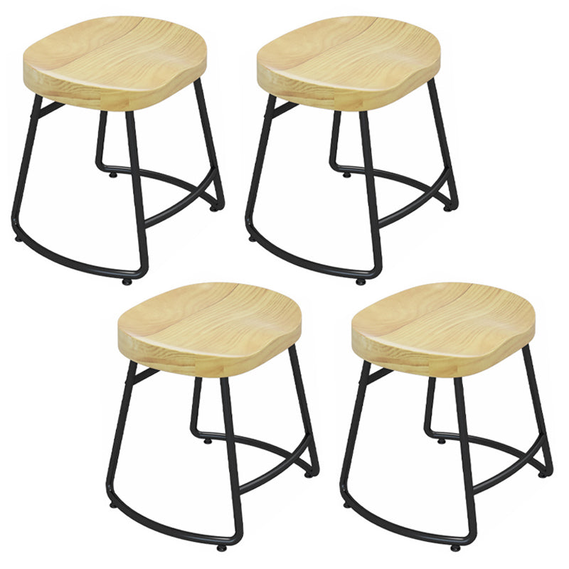 Round Solid Wood Dining Set 1/4/7 Pieces Dinette Set for Kitchen 4 Light Wood Chairs Clearhalo 'Dining Room Sets' 'Dining Tables & Seating' 'dining_room_set' 'furn' 'furn_dining_room_set' 'Furniture' 'Kitchen & Dining Furniture' 7239599