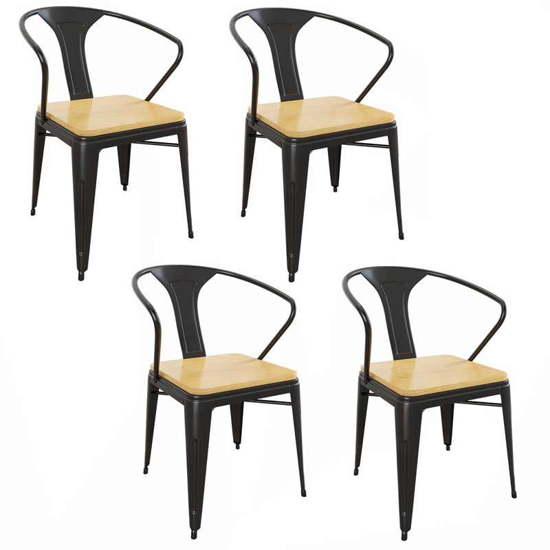 Round Solid Wood Dining Set 1/4/7 Pieces Dinette Set for Kitchen 4 Wood Chairs Clearhalo 'Dining Room Sets' 'Dining Tables & Seating' 'dining_room_set' 'furn' 'furn_dining_room_set' 'Furniture' 'Kitchen & Dining Furniture' 7239601