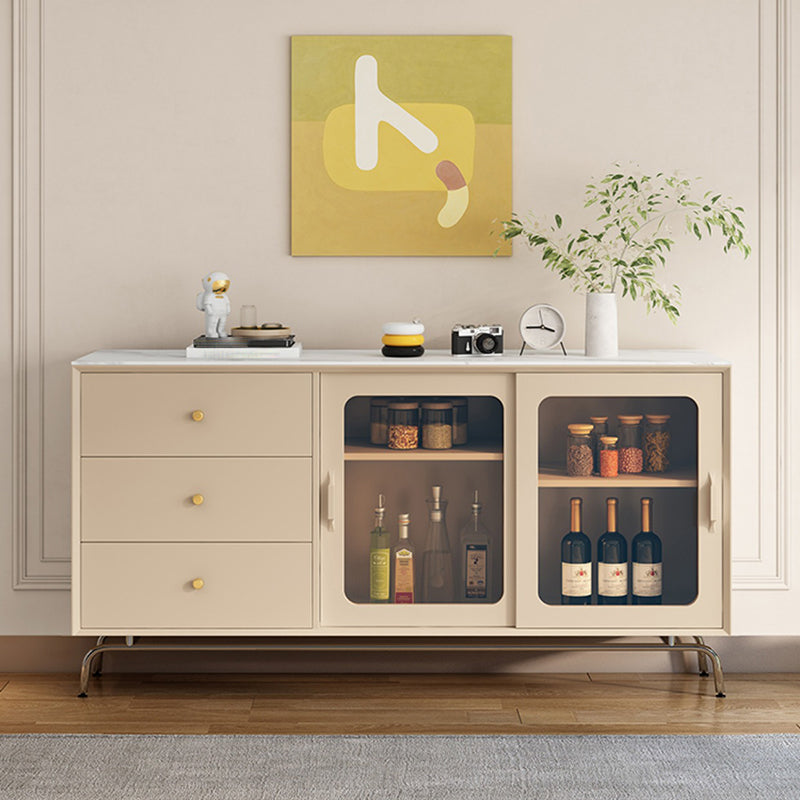 Porte di vetro contemporanea Server da pranzo Gabetti soggiorno Crediti