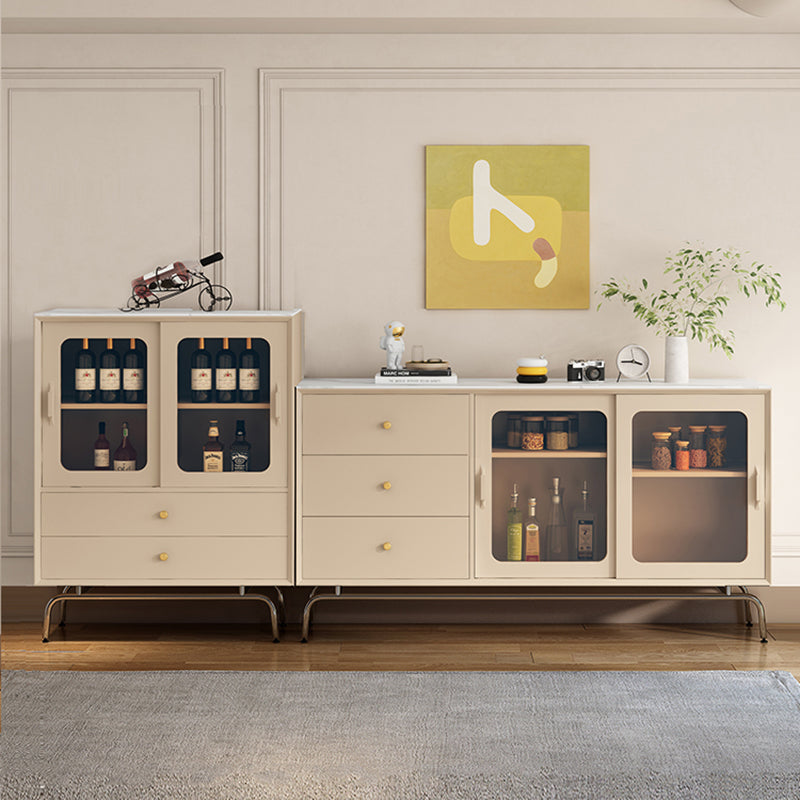 Porte di vetro contemporanea Server da pranzo Gabetti soggiorno Crediti