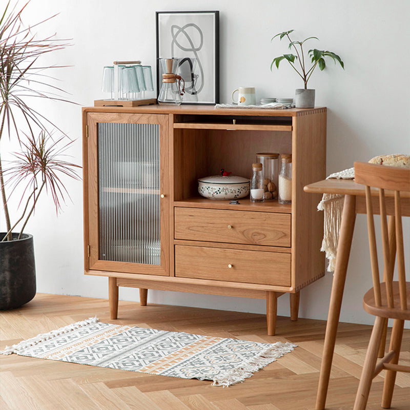 Stegno a buffet di archiviazione in stile moderno con 2-disegno con 2 disegni