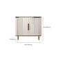 Gambe metalliche Sideboard bianca Tabella 35,4 "supporto a buffet alto con archiviazione