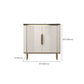 Gambe metalliche Sideboard bianca Tabella 35,4 "supporto a buffet alto con archiviazione